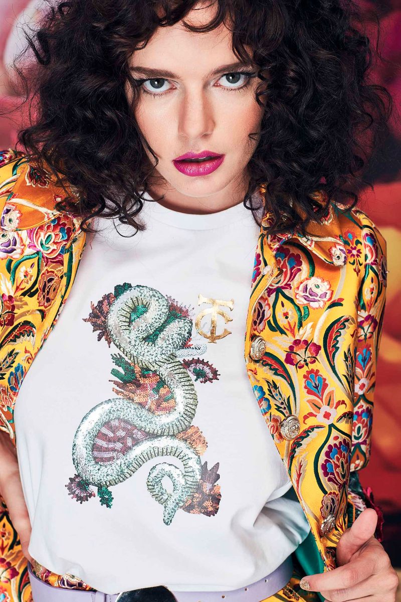 SNAKE MY DAY T-SHIRT
								, 			SNAKE CHARMER COAT