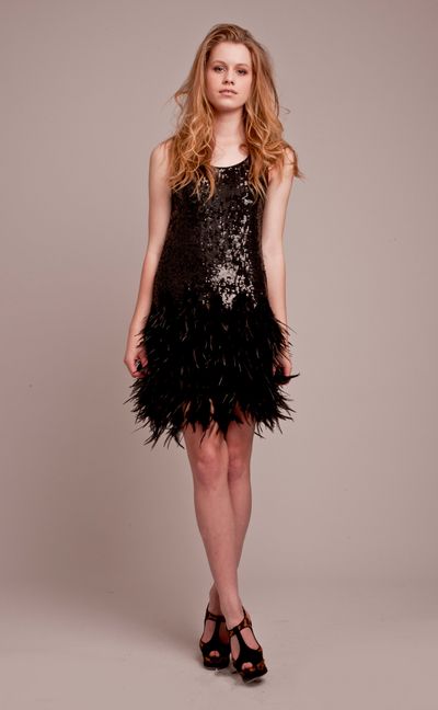 Feather Duster 'Light As A Feather' dress