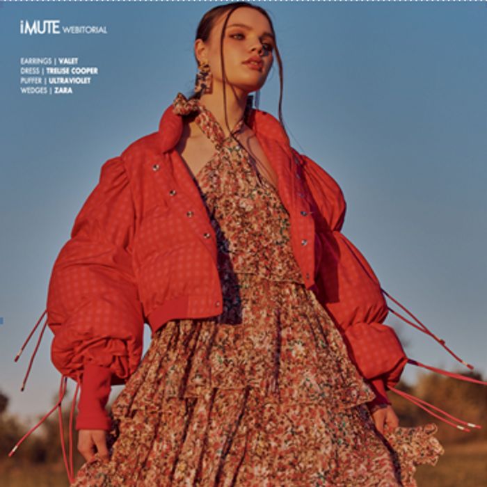 iMute Magazine — Nov 2020, COOP — TRAIL OF TIERS DRESS