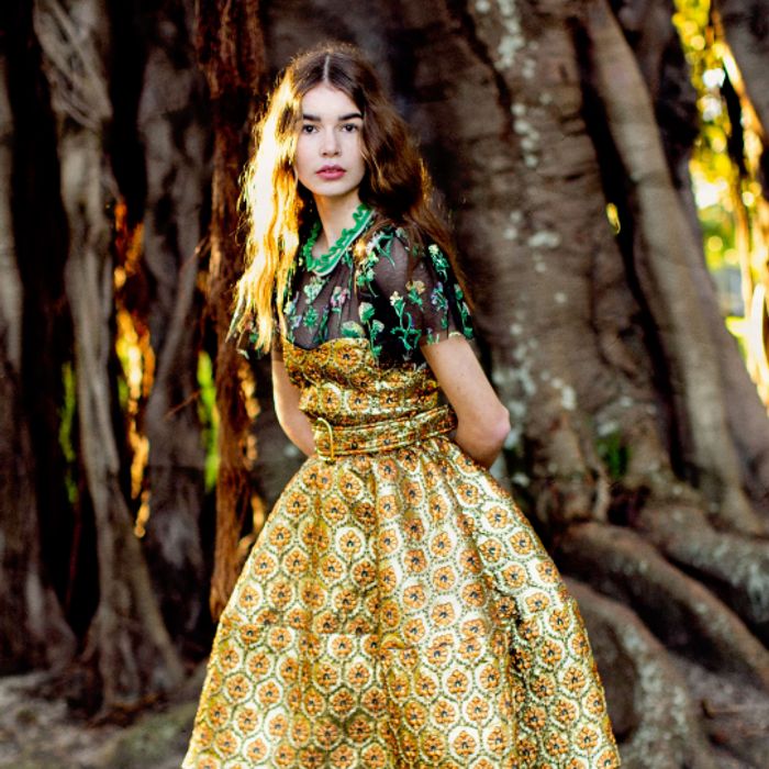 Contributor Magazine — Jul 2020, COOP — GOLD RUSH DRESS