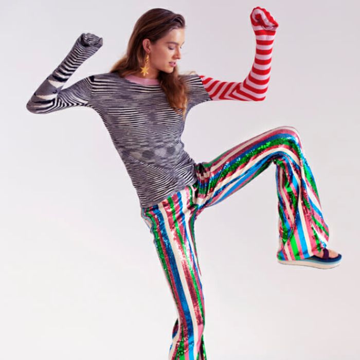 Man Repeller - 'Tis The Season For Getting Dressed Up and Staying In — Dec 2018, COOP — West Wide Story Pants
